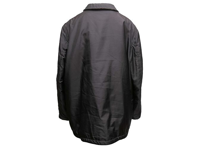 Black & Multicolor Burberry Reversible Jacket Size US L - view 4