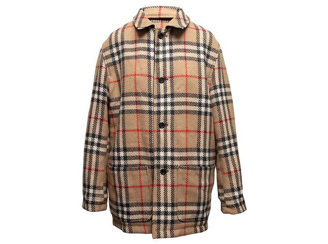 Black & Multicolor Burberry Reversible Jacket Size US L - view 5