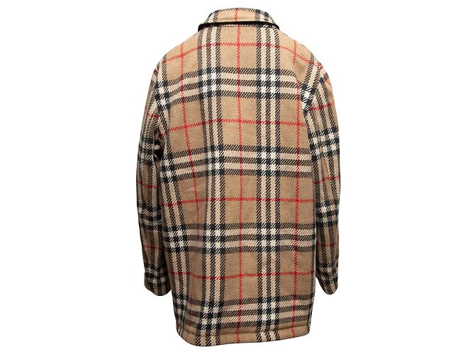 Black & Multicolor Burberry Reversible Jacket Size US L - view 7