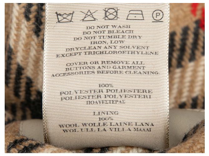 Black & Multicolor Burberry Reversible Jacket Size US L - view 9