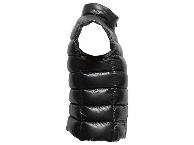 Chaleco acolchado Moncler para niños negro Talla 12 Year - vista 3