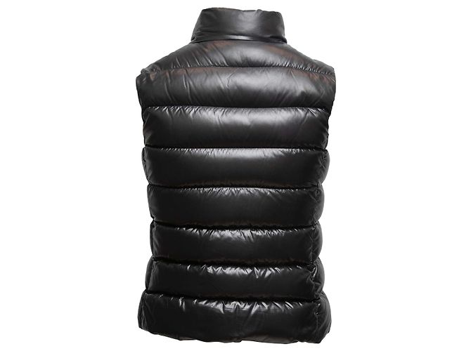 Chaleco acolchado Moncler para niños negro Talla 12 Year - vista 4