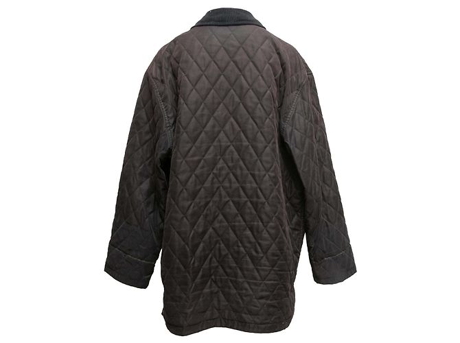 Chaqueta acolchada negra Burberry con forro Nova Check Talla US XL - vista 4