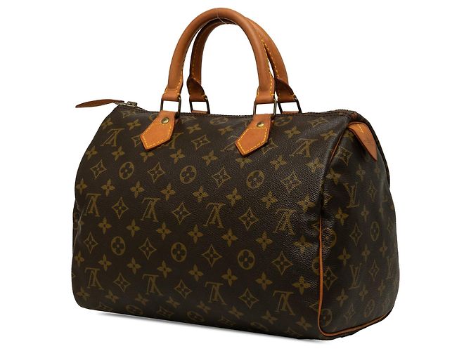 Borsa Boston Louis Vuitton Monogram Speedy 30 Marrone - vista 2