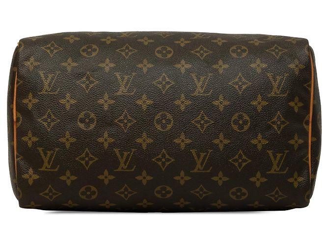 Borsa Boston Louis Vuitton Monogram Speedy 30 Marrone - vista 3