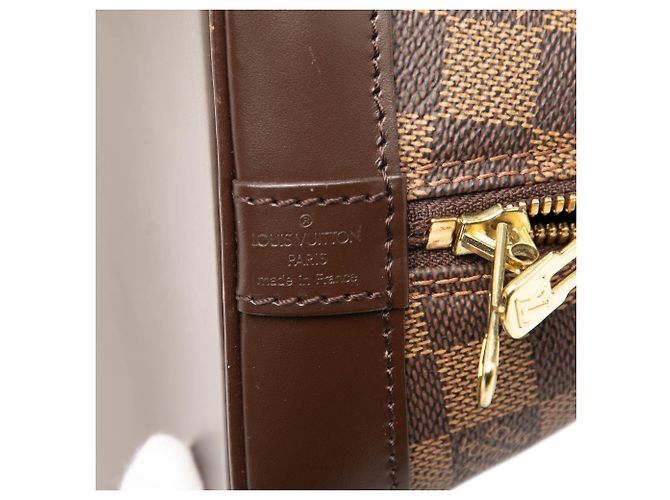 Louis Vuitton Damier Ebene Alma PM Handtasche Braun - Ansicht 5