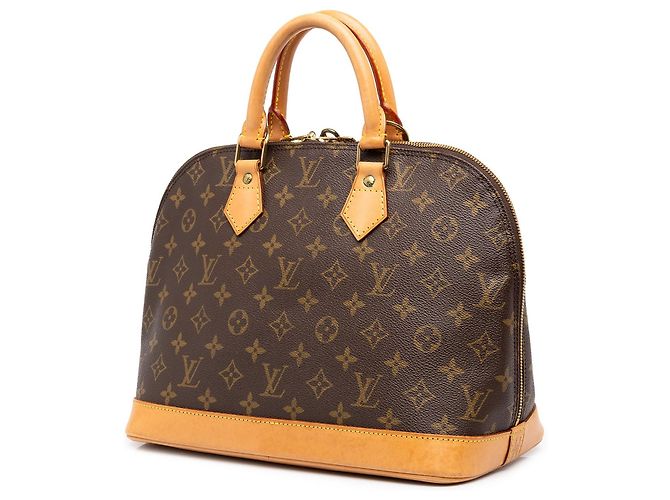 Bolso de mano Louis Vuitton Monogram Alma PM Marrón - vista 2