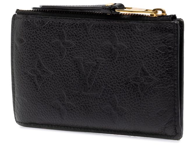 Louis Vuitton Monogram Empreinte Kartenetui mit Reißverschluss Schwarz - Ansicht 2