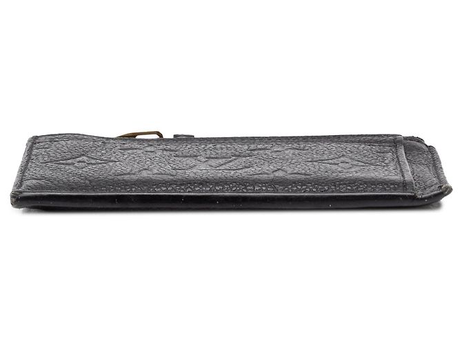 Louis Vuitton Monogram Empreinte Kartenetui mit Reißverschluss Schwarz - Ansicht 3