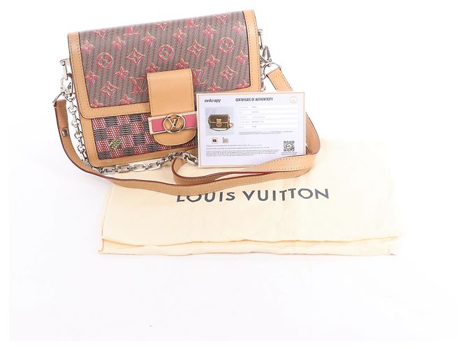Borsa a tracolla 2Way Louis Vuitton Dauphine MM LV Pop Monogram in marrone M55452 - vista 14