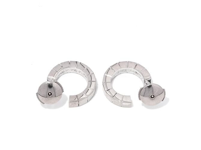 Orecchini Cartier Lanières Oro Bianco 750/18K - vista 2