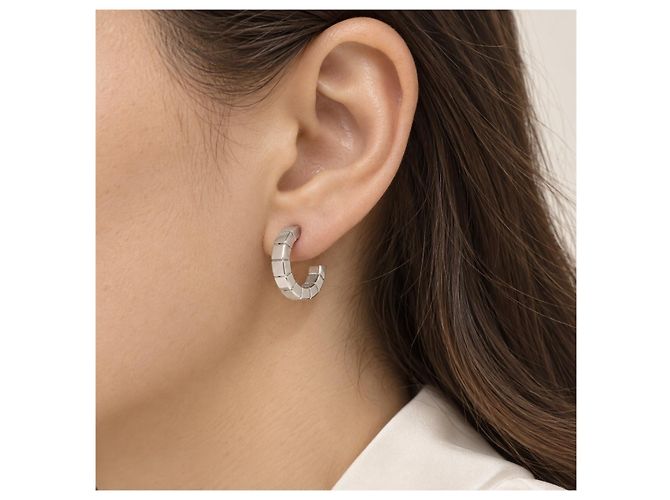 Orecchini Cartier Lanières Oro Bianco 750/18K - vista 4