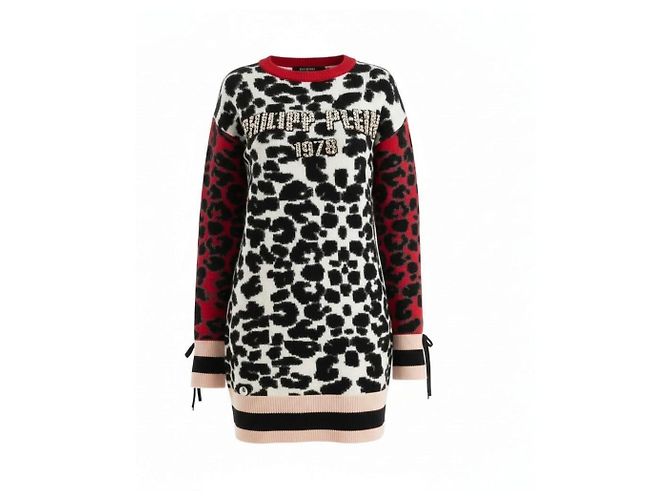 Philipp Plein Leopardenprint Strickkleid - Ansicht 2