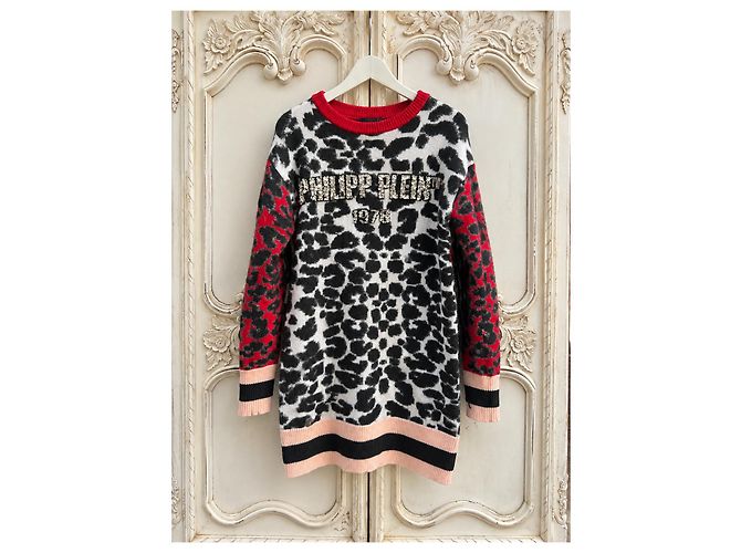 Philipp Plein Leopardenprint Strickkleid - Ansicht 3