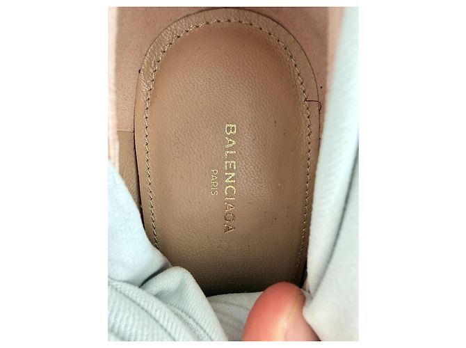 Balenciaga Knife Botas mosqueteras de denim - vista 2