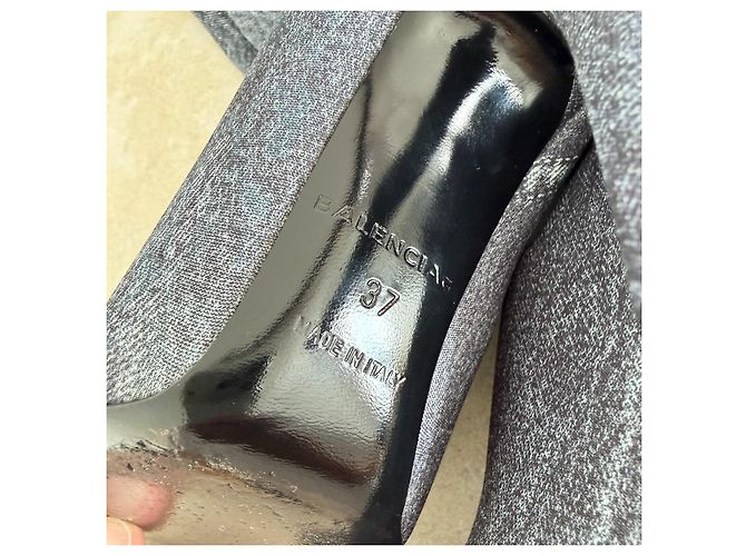 Balenciaga Knife Botas mosqueteras de denim - vista 3