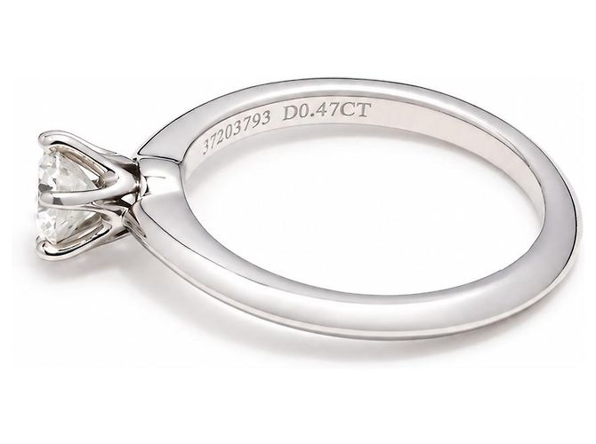 Tiffany & Co. Ring Platin 950 Diamant Full Set mit Box & Papieren Luxus Gr. 52 - Ansicht 2