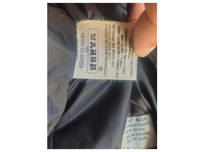 Moncler Quilted Leather Trimmed Down Coat Black Polyamide - view 17
