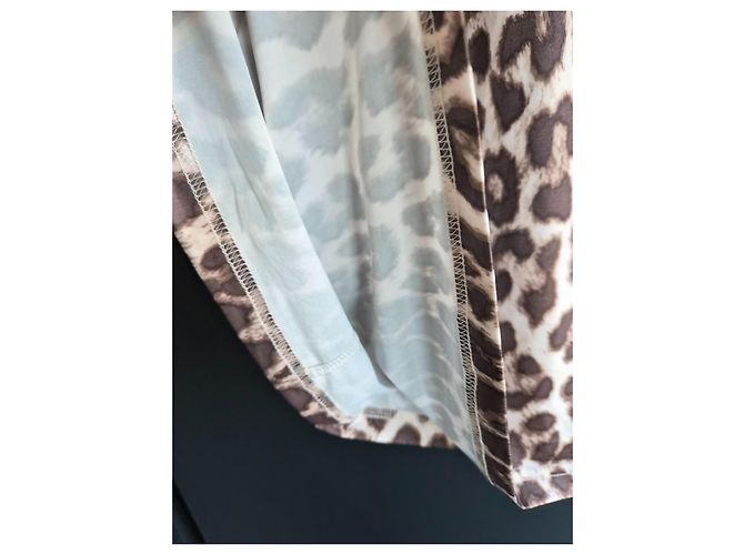 Zimmermann Abito slip in poliestere ed elastan leopardato - vista 3