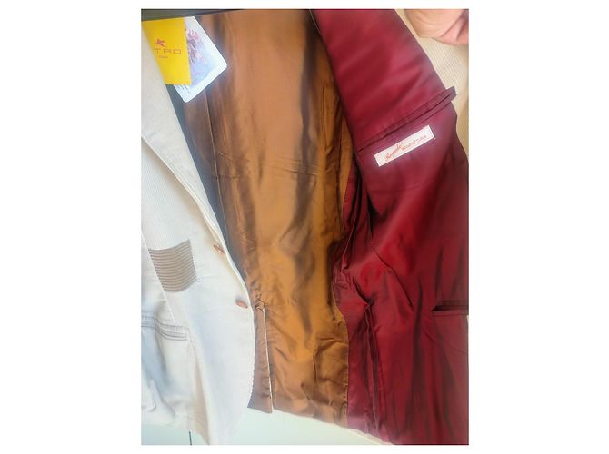 Etro Cordblazer Beige Cotton - Ansicht 3