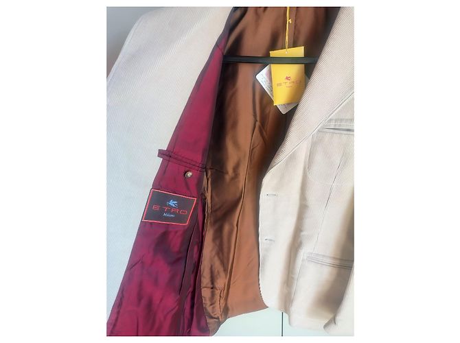 Etro Cordblazer Beige Cotton - Ansicht 4