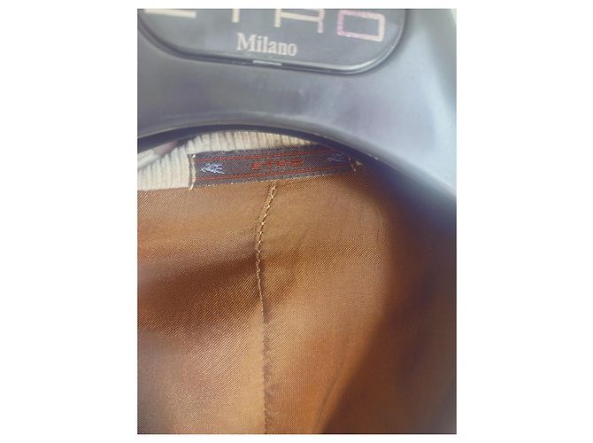 Etro Cordblazer Beige Cotton - Ansicht 7