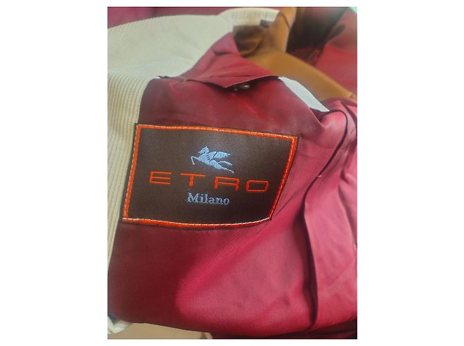Etro Cordblazer Beige Cotton - Ansicht 9