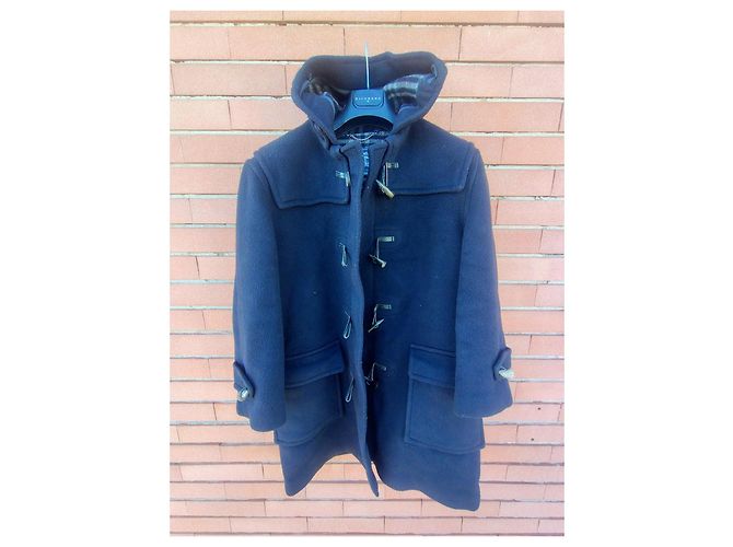 Casaco Duffle Burberrys Lã Navy - vista 3
