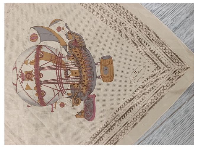 Foulard di seta Aigner con design a dirigibile - vista 4