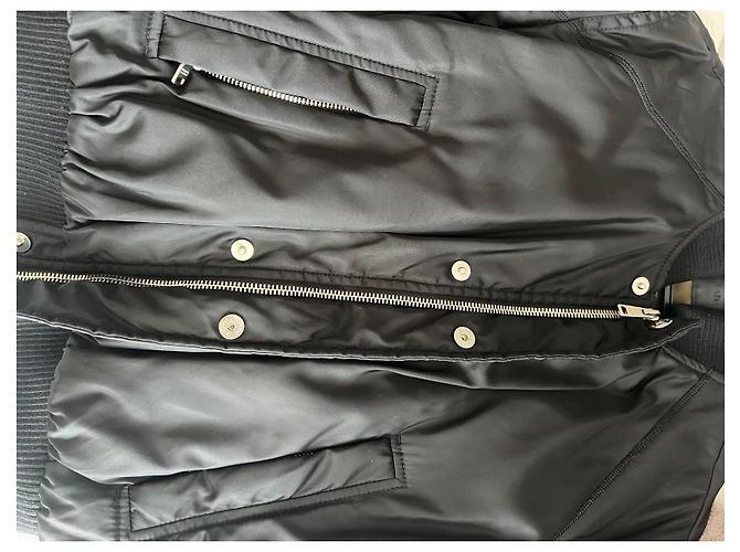Prada Black quilted nylon bomber jacket - view 3