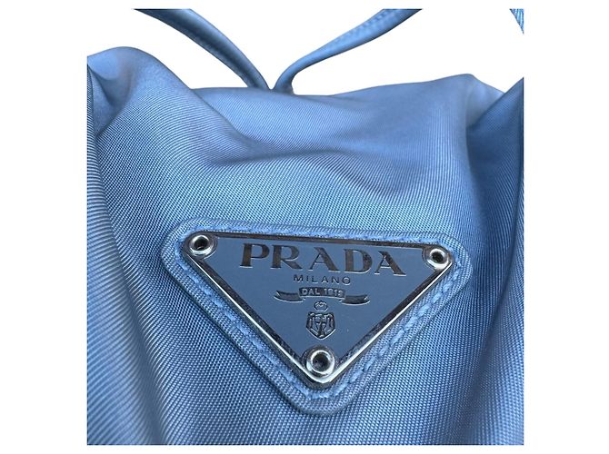 Prada Sport Ice Baby Blue Nylon Rucksack - Ansicht 2