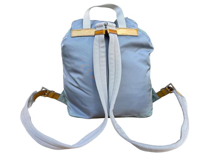 Prada Sport Ice Baby Blue Nylon Rucksack - Ansicht 3