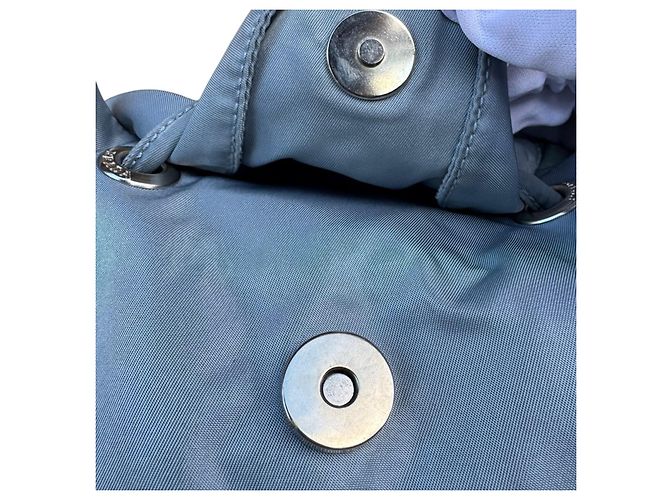 Prada Sport Ice Baby Blue Nylon Rucksack - Ansicht 6