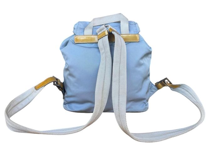 Zaino Prada Sport Ice Baby Blue Nylon - vista 4
