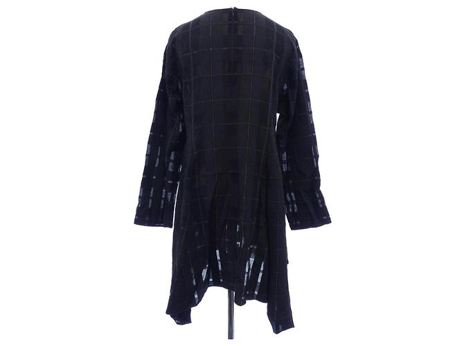 Autre Marque LE PHIL Check Sheer Top transparentes Karo-Oberteil - Ansicht 2