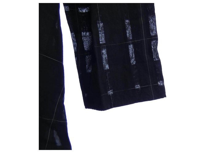Autre Marque LE PHIL Check Sheer Top transparentes Karo-Oberteil - Ansicht 5