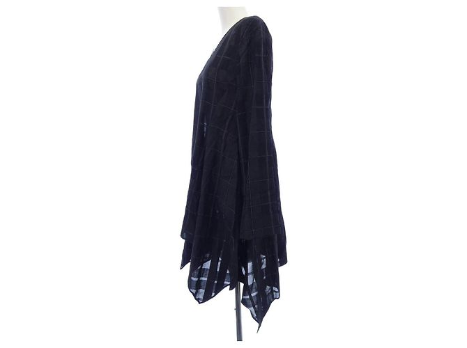 Autre Marque LE PHIL Check Sheer Top transparentes Karo-Oberteil - Ansicht 6