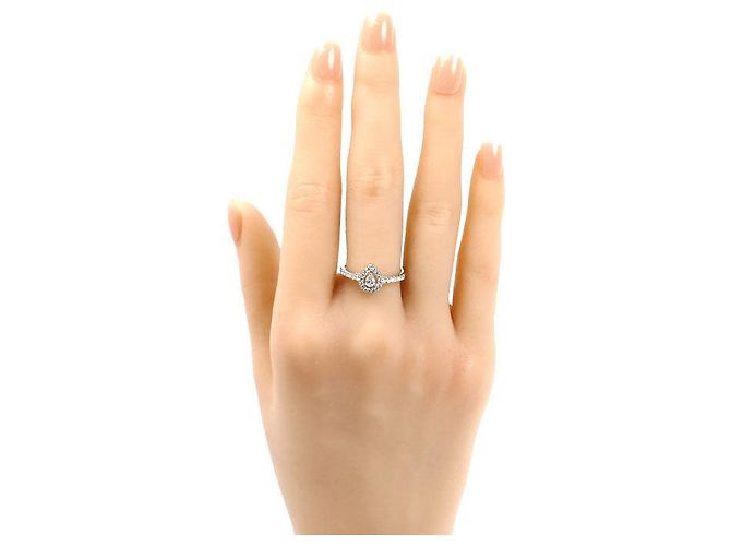 Autre Marque Anillo Vendome Aoyama Pt950 Platinum Diamond Ring - vista 7