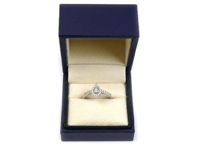 Autre Marque Anillo Vendome Aoyama Pt950 Platinum Diamond Ring - vista 8