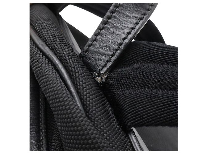 Mochila Gucci Sheline Line em couro e techno canvas - vista 5
