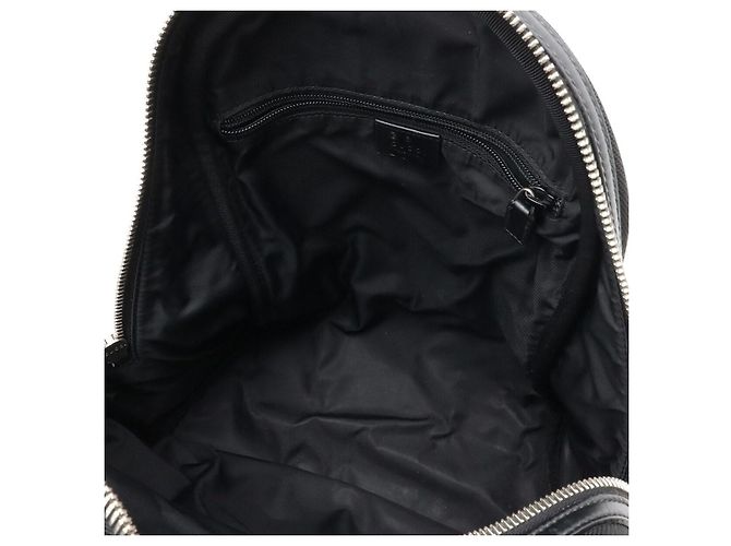 Mochila Gucci Sheline Line em couro e techno canvas - vista 7