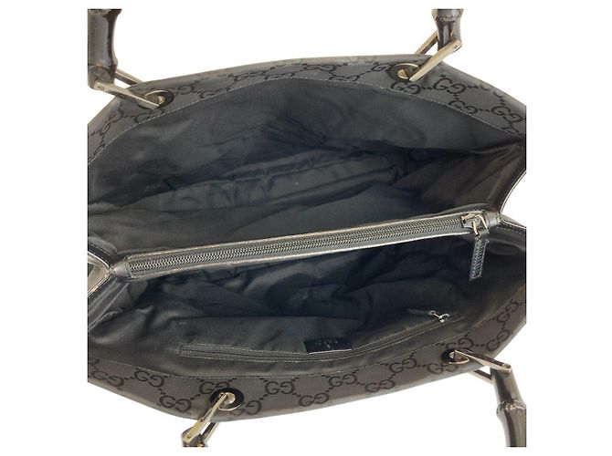 Sac à main Gucci Bamboo en nylon - vue 8