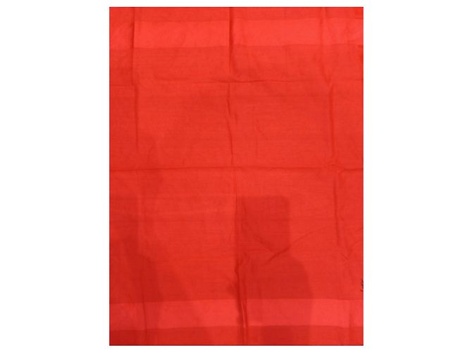 Lenço Yves Saint Laurent vermelho - vista 3