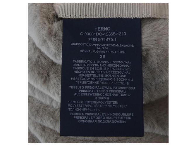 Autre Marque Herno Jacke Grau - Ansicht 3