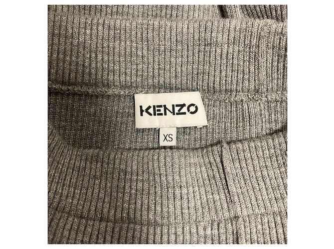 Falda larga de punto en mezcla de lana Kenzo - vista 6