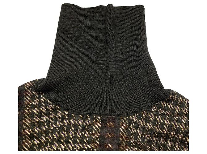 Autre Marque Jersey de punto de cuello alto a cuadros Dries Van Noten - vista 4