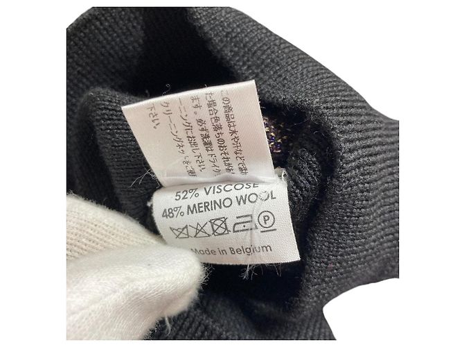 Autre Marque Jersey de punto de cuello alto a cuadros Dries Van Noten - vista 9