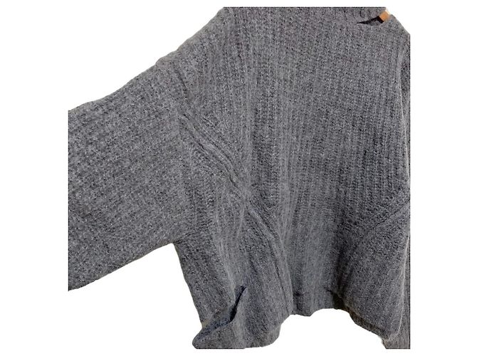 Autre Marque PRANK PROJECT Shaggy Slit Strickpullover aus Alpaka - Ansicht 2