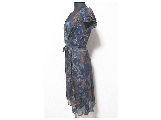 Autre Marque Vestido de seda paisley ANAYI - vista 3