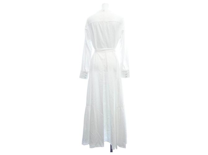 Autre Marque Diagram Kleid Weiß - Ansicht 2